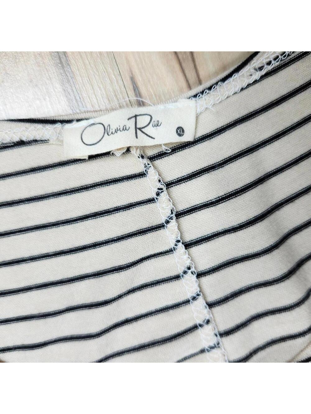 Olivia Rae Women's Striped Sleeveless Casual Dress XL